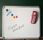 EMES TRADERS White Board Foldable Large Dry Erase Board Aluminium Frame White Board-c9
