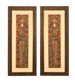 Shree Kala Egyptian King Pharaoh Goddess Nekhbet Embossed Foil Painting