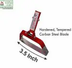 GLOBAL NATURE AGRO hardened temperred carbon steel blade Manual Weeder inches with ft Handle Push and Pull Working-a1