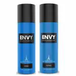 ENVY Dark & Nitro Deo - 120ML Each (Combo Pack of 2) | Long Lasting Deo Fragrance for Men