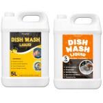 Fivanta Plant Based Spanish Citrus Fragrance Dishwash Lemon 5L & Orange 5L