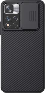 Nillkin Poco M4 Pro 5G Black Plastic and Polycarbonate Anti Finger Print and Non Toxic Mobile Back Cover
