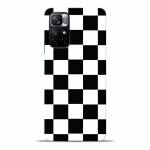 Covers Gap Redmi Note 11T 5G Chess Pattern Polycarbonate Mobile Phone Hard Back Cover Case Stylish Designer 3D Printed For Girls And Boys