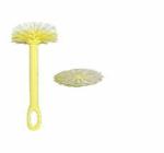 SUPER CLEANING SOLUTION Brush Silicone Bottle Brush Cleaner BPA Free - Long Handle Baby Bottle Brush Ideal for Glass & Plastic Water Bottles Tumblers-A3