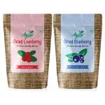 Agile Organic Dried Berry Combo 100g (Pack of 2) Cranberry & Blueberry | Mix Berries | Trial Pack