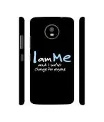 Casotec Quotes Design 3D Printed Hard Back Case Cover for Motorola Moto E4 Plus