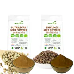 Nutrixia Putrajivak Beej Seed-Putrajiva-Putranjiva Roxburghii and Shivlingi Beej-Sivalingee Powder Churna combo 250 Gm Each