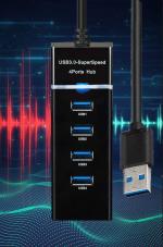 BOPUD Electrical Extension Charging Switch Board USB Hub Cable Adapter LED Indicator USB Hub, Laptop Accessory, USB Charger, USB Cable, Expansion Card, USB Flash Drive USB Multiport Extension Board Charger Socket Hub For Keyboard,Mouse,Pen drive