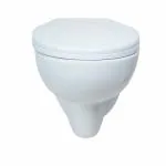 PARRYWARE CUTE Range Wall Mount WATER CLOSET / TOILET BOWL (White) | 360x480x350 mm, Solid N Soft Close Seat and Cover | Western Toilet/Water Closet(EWC) For Bathroom | C884646