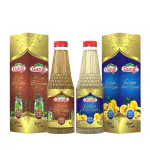 Natural Jai Guruji Masala Shikanji & Lemon Fruit Syrup Each 750ml (Pack of 2)