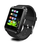 Drumstone Black U8 Bluetooth Activity Wristband Smartwatch With Camera For Men