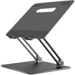 ELV Direct Adjustable Laptop Stand, Portable Laptop Riser, Aluminum Laptop Tabletop Stand for Desk Foldable, Ergonomic Computer Notebook Stand Holder for Laptops up to 15.6 Inches