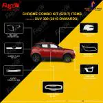 FALCON CAR CHROME ACCESSORIES COMBO KIT FOR XUV 300 2019 ONWARDS