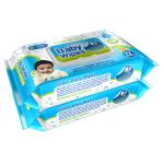 Glider Baby Wipes with Aloe Vera & Vitamin E Moisture Lock Flip-Top 72 pcs (Pack of 2)