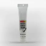 Camlin Kokuyo Gloss Artist Acrylic Colour Tube (Pearl White 320) 120 ml