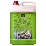 BLISS & BLUSH Dishwash Liquid 5 Liter Green | Soft on Hands | Certified Eco-Friendly & Non-Toxic | Baby and Pet Safe