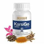 WellnessMantra KarsiGo Ayurvedic Capsules | Holistic Cancer Care |Haridra, Suvarna vasant malati, Heerak Bhasma, Kanchanar and 13 antineoplastic herbo-minerals | 60 Capsules (Pack of2 )