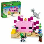 LEGO Minecraft The Axolotl House 21247 Building Toy Set (242 Pieces), 7Y+