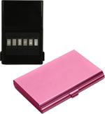 StealODeal Black Pink Advanced Card Holder Money Clip - With Mirror Inside- 6 Card Holder (Set Of 2)