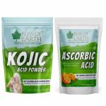 Bliss of Earth Ascorbic Acid Powder&Korean Kojic Acid powder boost immunity, Skin, face 113GM(Pk of 2)