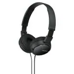 Sony MDR ZX110 Black On Ear Headphones without Mic