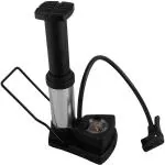 Keetoz Black Aluminium Portable Floor Foot Pump