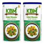 KBM Premium Spices Sabzi Masala Combo 100 GMS - Pack of 2(200 GMS) Incomplete
