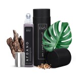EM5 Afgano Perfume Roll On for Men Alcohol Free Concentrated Oil Amber Smoky Oud, 10 ml