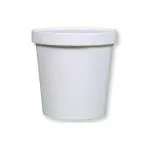 Konfiz Multicolor Paper Dispossable Tub With Paper Lid, 750 Ml (Pack Of 20)