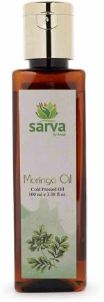 Sarva By Anadi Pure Cold Pressed Moringa Carrier Undiluted Oil For Hair Growth And Skin Care - 100 ml