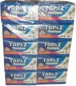 PasCom topaz Razor's Blades Platinum Sputtered Edges Pack of 10 Box (EACH BOX 55 PIc): Pack Of 550 Blade