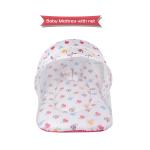 Kiddie Fun Baby Mattress with Mosquito Net and Bumper Guard 70x45x45 Cm
