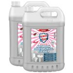 PowerPax Bathroom & Toilet Bleach Cleaner Concentrate with 99.9% Germ Kill Disinfectant Sanitizer Action (Floral), 10L (5L X2)
