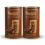 Biesca Besan Chocochip Cookies with Milk and Butter 170g each (Pack of 2), Premium Handcrafted Biscuit, No Maida, No Preservatives, Eggless