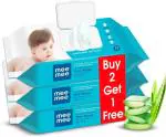 Mee Mee Baby Gentle Wet Wipes with Aloe Vera extracts, 72 counts, Pack of 3