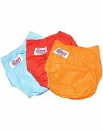 BEAUTIQ CLOTH COLLECTIONS Baby Bucket Reusable Cloth Diapers - XL (Pack of 3)
