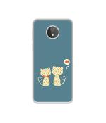 Casotec Fish On Mind Print Design Printed Silicon Soft TPU Back Case Cover for Motorola Moto G7 Power