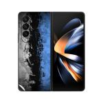 GADGETSWRAP Printed Vinyl Skin Sticker for Samsung Galaxy Z Fold 4 - abstract wave art background