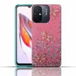 RJR Redmi 12C Back Case Cover for Girls | Sparkle Glitter | Stylish for Ladies Women Back Case Cover for Redmi 12C-Pink