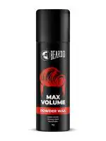 Beardo Max Volume Powder Wax 10 gm | Matte Finish | Strong Hold | Restylable | Hair Styling Wax | Hair Wax Powder For Men