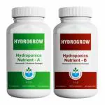 Garden Genie Hydro Grow A & B Hydroponic Nutrient Bottles - 500 ML | NPK, Macro & Micro Nutrients for Plants & Hydroponics - Makes 50 liter Solution