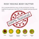 INRIA Rosy Regina Body Butter 75 gm | Handcrafted, 100% Natural | Made with Almond Oil infused with Tanner's cassia(Aavarampoo) and Rose for dry, matured skin pack of 3