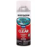 Rust-Oleum AUTOMOTIVE 253366 Acrylic Lacquer Spray Paint - CLEAR GLOSS CLEAR GLOSS, 312 grams