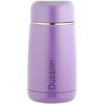 Dubblin Mini Premium Stainless Steel Double Wall Vacuum Insulated BPA Free Water Bottle, Sports Thermos Flask Keeps Hot 6 Hours, Cold 12 Hours (Violet 260 ML)