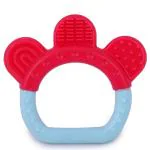 Infantso Blue Ring Shape Food Grade Silicone Non-Toxic Baby Teether (2+ M)