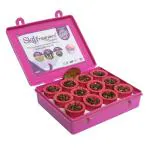 S K D Rose Dhoop Cup With Burner Plate For Pooja Meditation, Festivals And Spiritual Events Of Multi-Flavor Rose