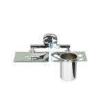 Riya Enterprise Silver Ss J4 Combo Pack Of Soap Dish With Toothbrush Holder (Pack of 2 Pc)