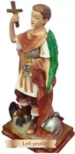 BAKA Saint Expedite Statue Religious Idol And Figurine For Home Decoration|Statue For Home Decor, Multicolor