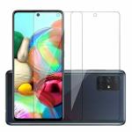 Vizio Samsung Galaxy M31 Transparent Tampered Glass Anti Fingerprint and Scratch Resistant Screen Protector Dry and Wet Wipe 8 x 15 cm (Pack of 2)