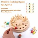 Quasar Wooden Memory Match Stick Chess Game For Kids Intelligence Game Made in India Party & Fun Games Board Game